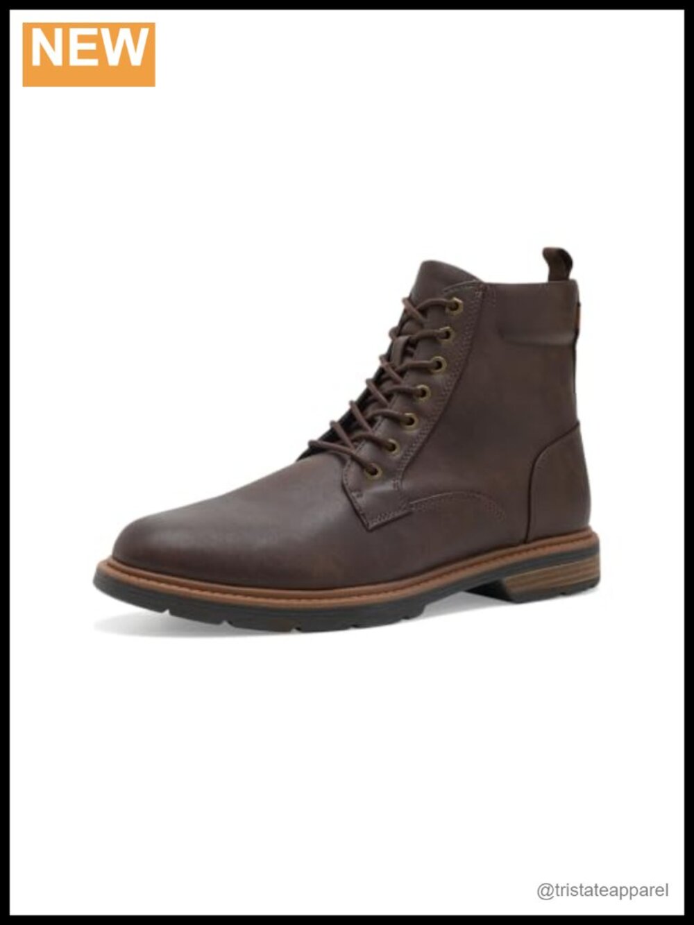 Lace-Up Short Ankle Boots Round Toe Flat Zippered Side Pull Tab